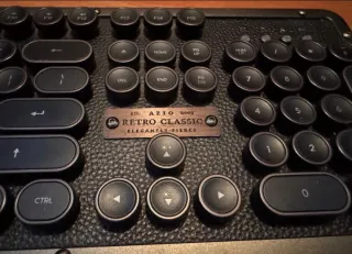 Azio Retro Classic Teclado Mecánico Gunmetal