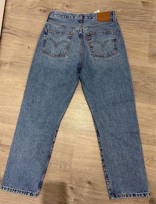 Calças Levi's 501 Cropped Azuis