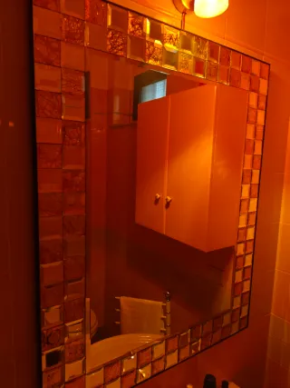 Specchio decorato 76x96 cm