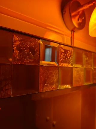 Specchio decorato 76x96 cm