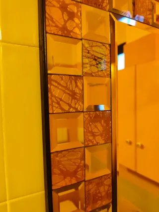 Specchio decorato 76x96 cm