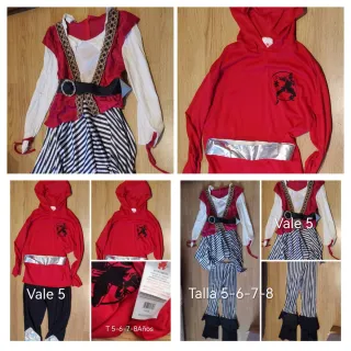 Disfraz Pirata  Bata Ninja vestido Araña