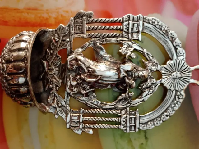 Benditera de plata de ley con contraste