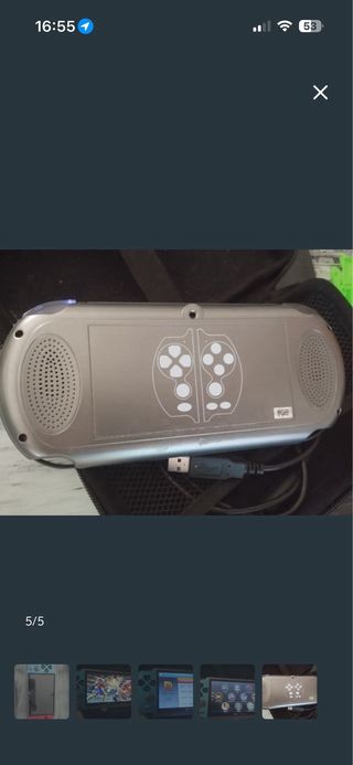 Consola Portátil X7 Plus Azul/Rojo