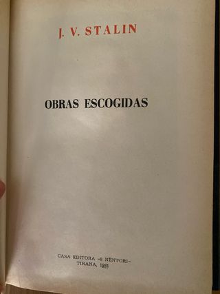 Obras escogidas de Stalin