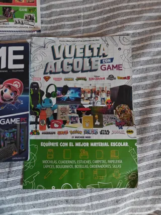 Lote Catálogos Revistas GAME