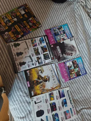 Lote Catálogos Revistas GAME