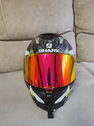 Casco Shark Spartan GT Carbon Negro Rojo