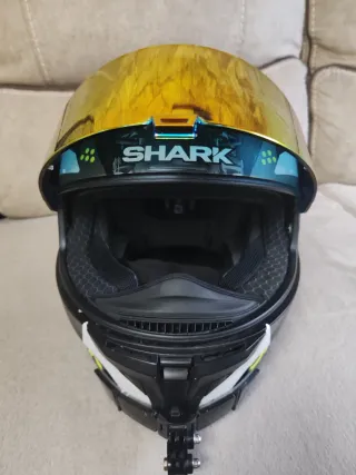 Casco Shark Spartan GT Carbon Negro Rojo