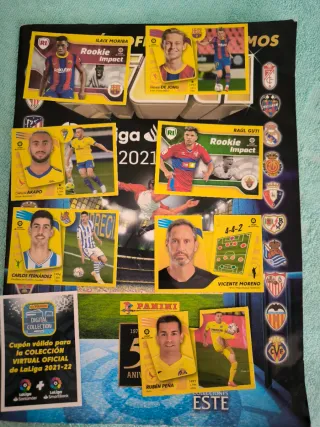 2 Álbumes Panini LaLiga Santander 2021-22