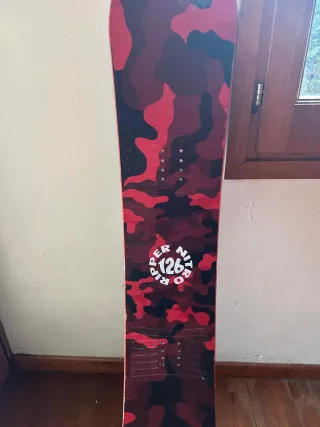 Tabla Snowboard Nitro 126cm Camuflaje