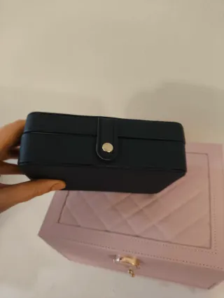 Portagioie nero e beige