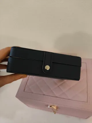 Portagioie nero e beige