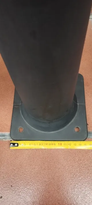 Pilona Bolardo Flexible Negra