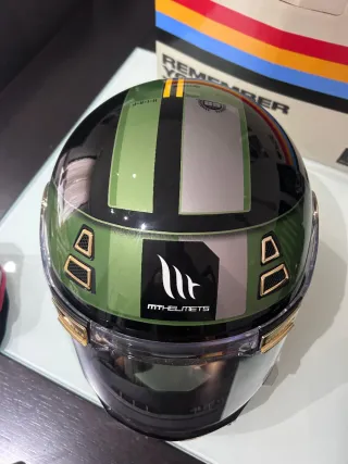 Casco MT Jarama Verde y Negro