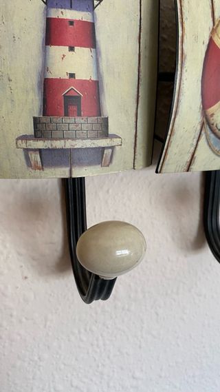 Perchero de pared motivos marineros