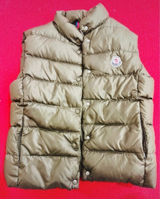 Moncler Tibb Gilet Beige/Oro Vintage Originale