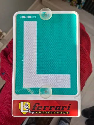 Placa L conductor novel Autoescuela