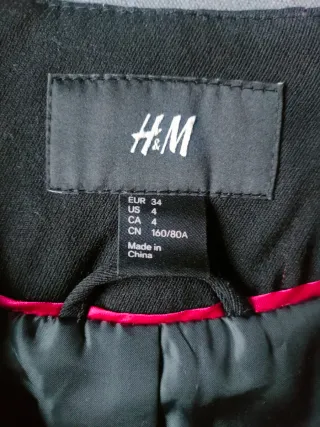 Bolero cropped H&M nero corto