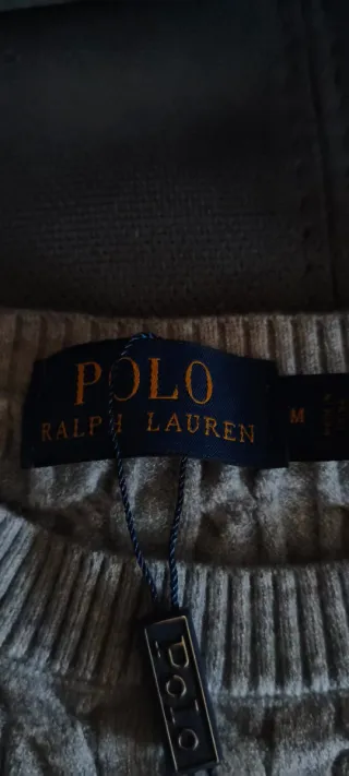 Jersey Ralph Lauren Gris Trenzado