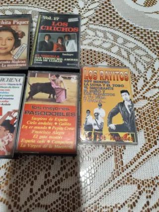 Lote 5 Cintas Casete Flamenco y Copla