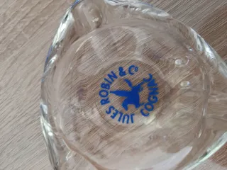 Cenicero de cristal Jules & Robin Cognac