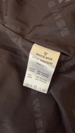 Giacca White Wise pelliccia sintetica nera