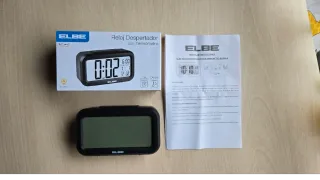 Reloj despertador ELBE negro