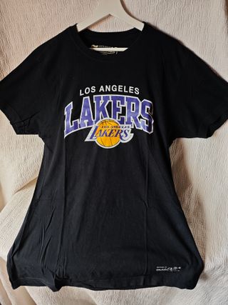 Camiseta negra Los Angeles Lakers talla L hombre