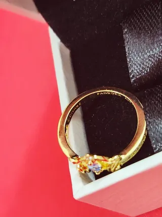 Anillo Carroza La Cenicienta de Disney. Talla 52