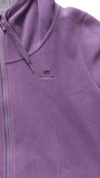 Sudadera polar morada XXL