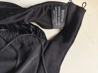 Top terciopelo con flecos Talla XS