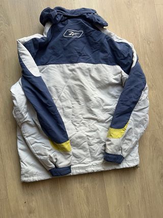 Chaqueta Vintage Reebok Azul y Blanca