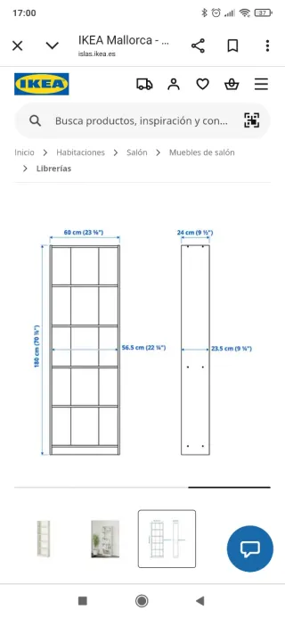 Estantería Ikea GERSBY Blanca