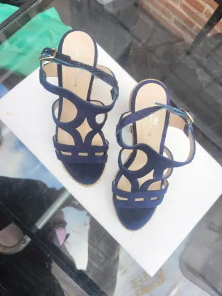 Gloria Ortiz Sandalias Azul Marino