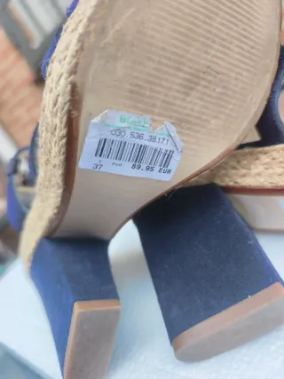 Gloria Ortiz Sandalias Azul Marino