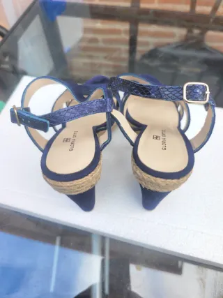 Gloria Ortiz Sandalias Azul Marino