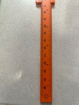 Pie de Rey Calibrador Naranja de plástico