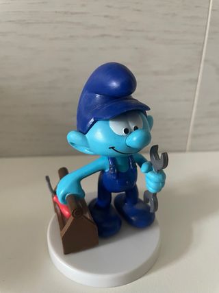 Lote 2 figuras Pitufos (fontanero y cocinero)