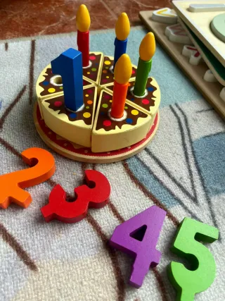 Lote de Jueguetes de Madera