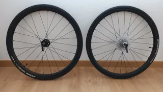 Ruedas 26 con cassette XT y cubiertas