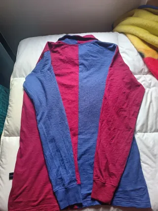 Polo Retro FC Barcelona Manga Larga