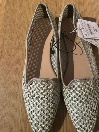 Bailarinas trenzadas talla 39