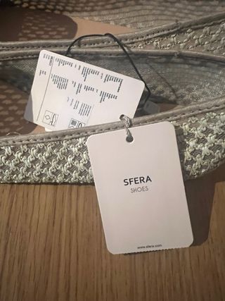 Bailarinas trenzadas talla 39