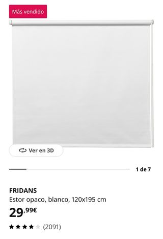 FRIDANS Estor opaco 120x195 cm