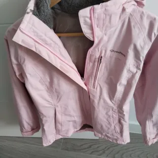 Chubasquero niña Quechua rosa 12 años