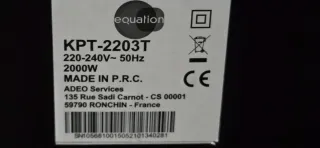 Calefactor Equation Negro