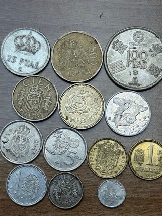 Lote de monedas Juan Carlos I