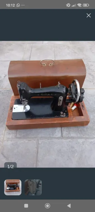 Máquina de coser Sigma vintage