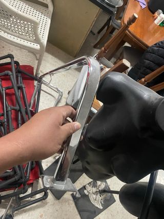 Perchero Industrial Negro Metal